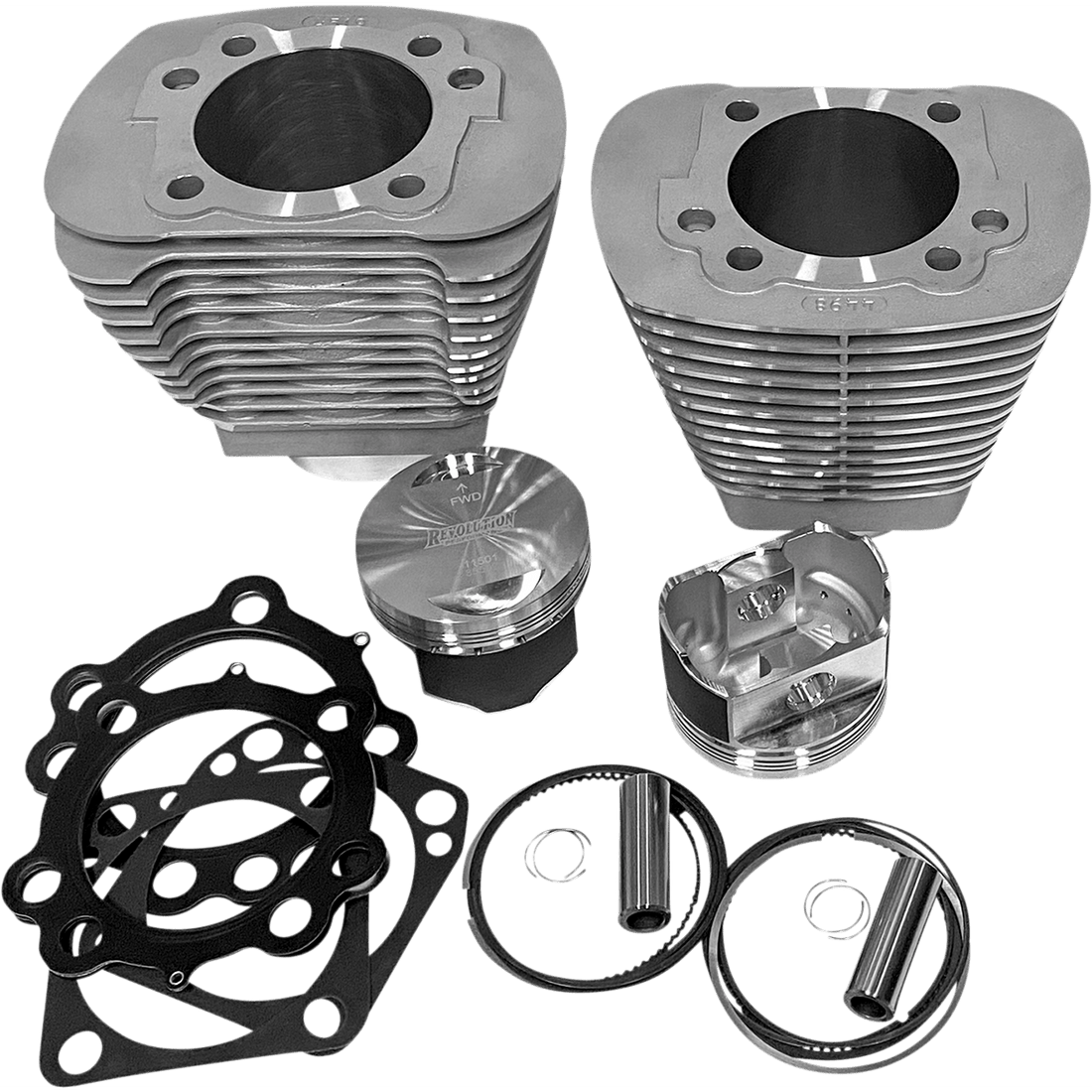 REVOLUTION PERFORMANCE, LLC Cylinder Kit 85" Natural Silver