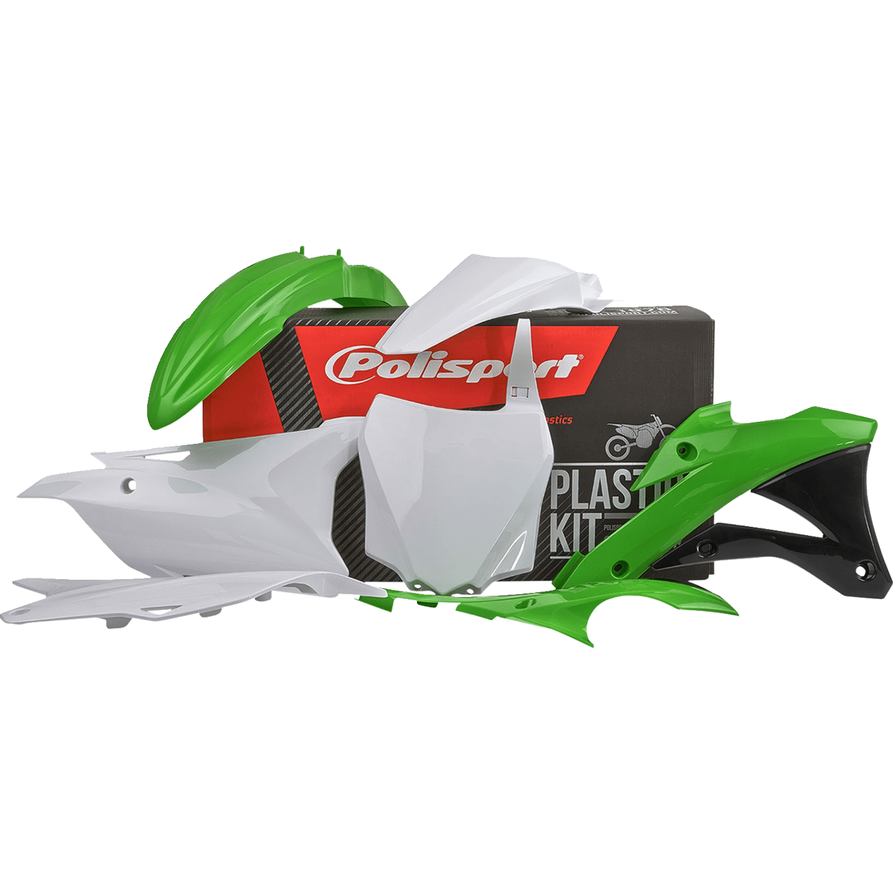 POLISPORT Body Kit Complete '14 '15 OEM Green/White/Black KX 85 90632