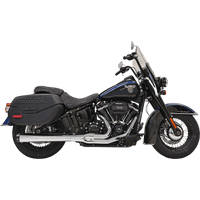 BASSANI XHAUST 2-into-1 Road Rage Exhaust System Chrome 1S91R