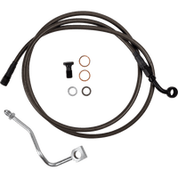 BARNETT Brake Line Upper Carbon Coat w/ Black Fittings 2543051134