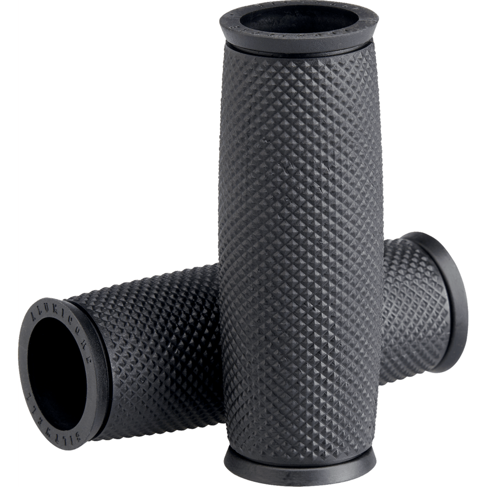 BILTWELL Replacement Grip Sleeves Alumicore 1" Recoil Black