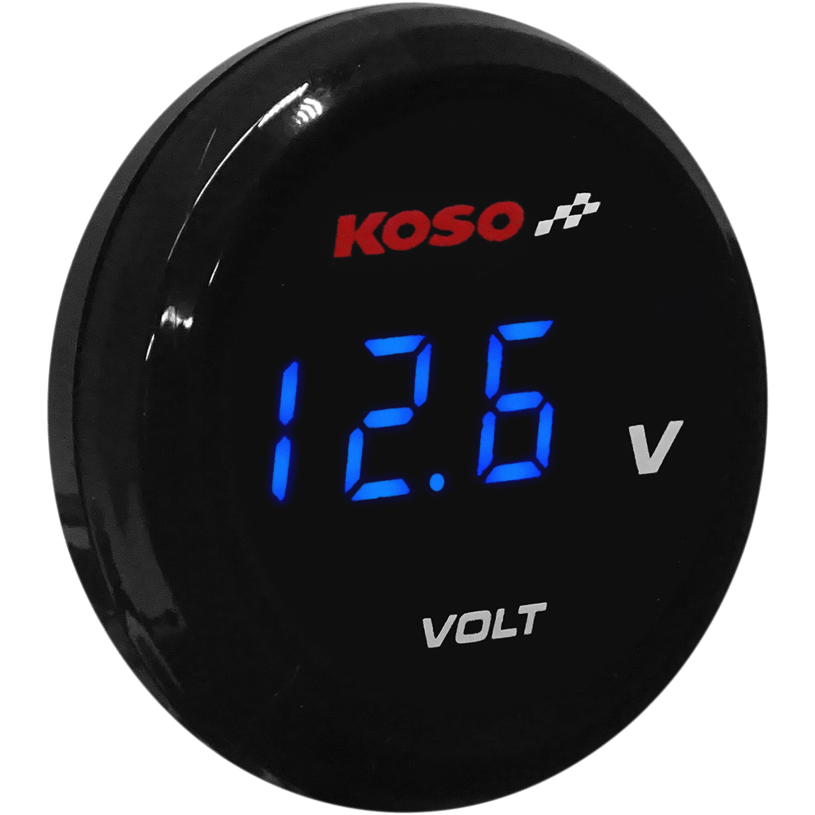 KOSO NORTH AMERICA I-Gear Volt Meter Blue Digits 1.57" Diameter x 0.43" D