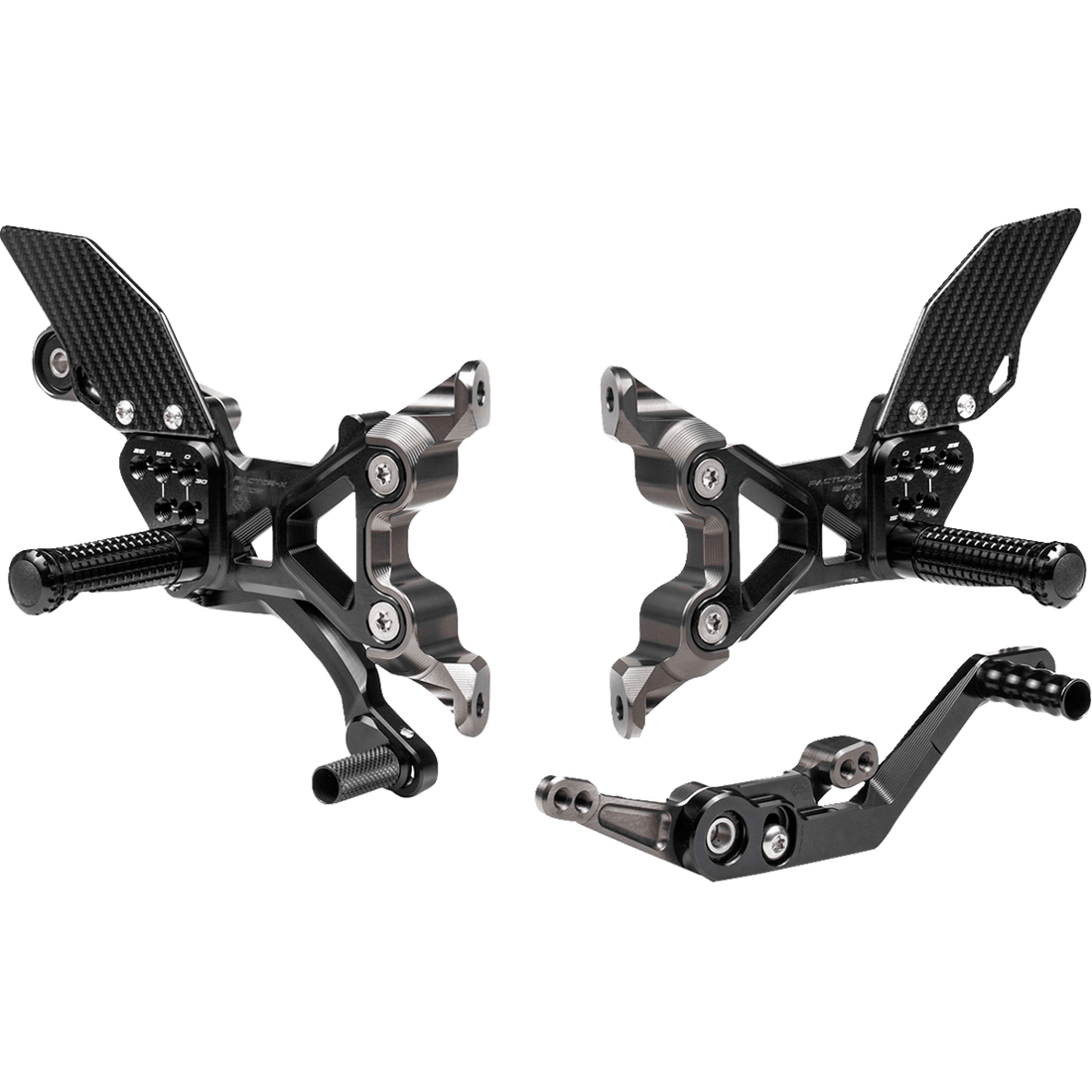 GILLES TOOLING FXR Rearset Black BMW FXRBM05B