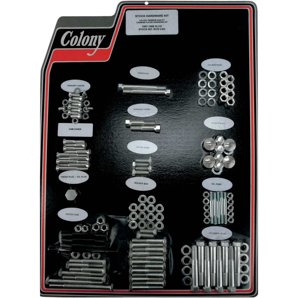 COLONY Hardware Kit '58-'66 XLCH 8316 CAD