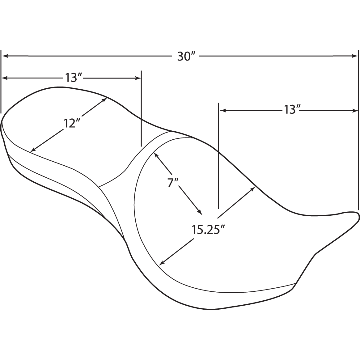 DRAG SPECIALTIES Low Profile Seat Driver's Backrest Smooth Vegas