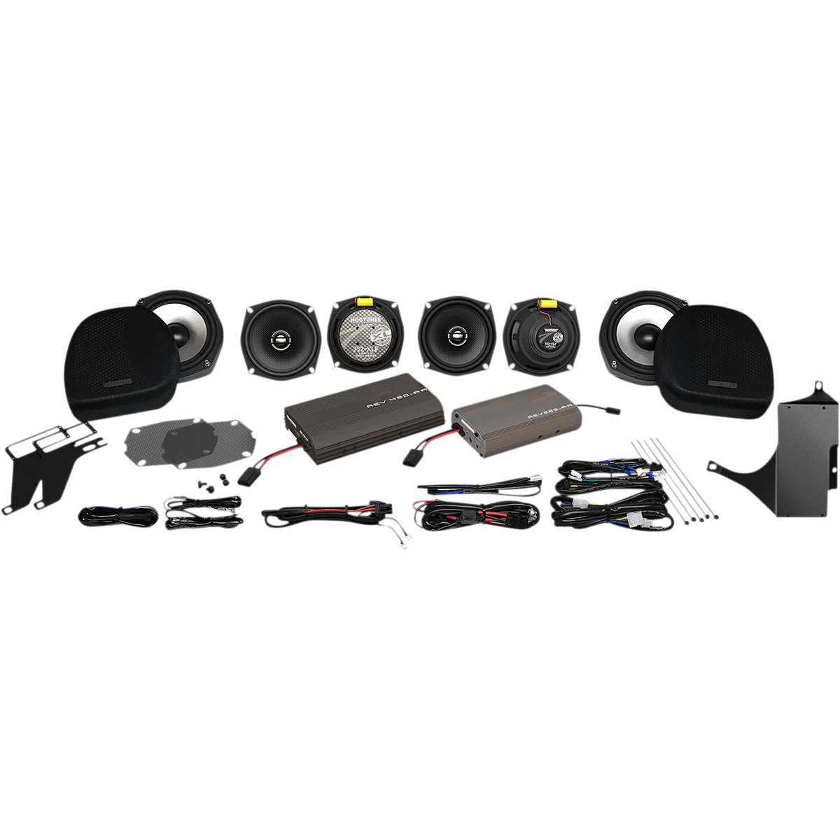 HOGTUNES Dual Amp/Speaker Kit Ultra ULTRA 6 PACKXL