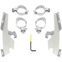 MEMPHIS SHADES Fats/Slim Trigger Lock Mounting Kit M50 Polished MEK1989