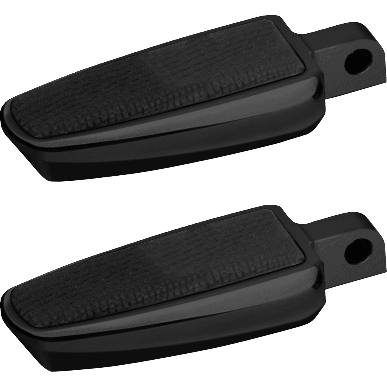 CYCLESMITHS Banana Board Footpegs Male Mount Black without Rivets