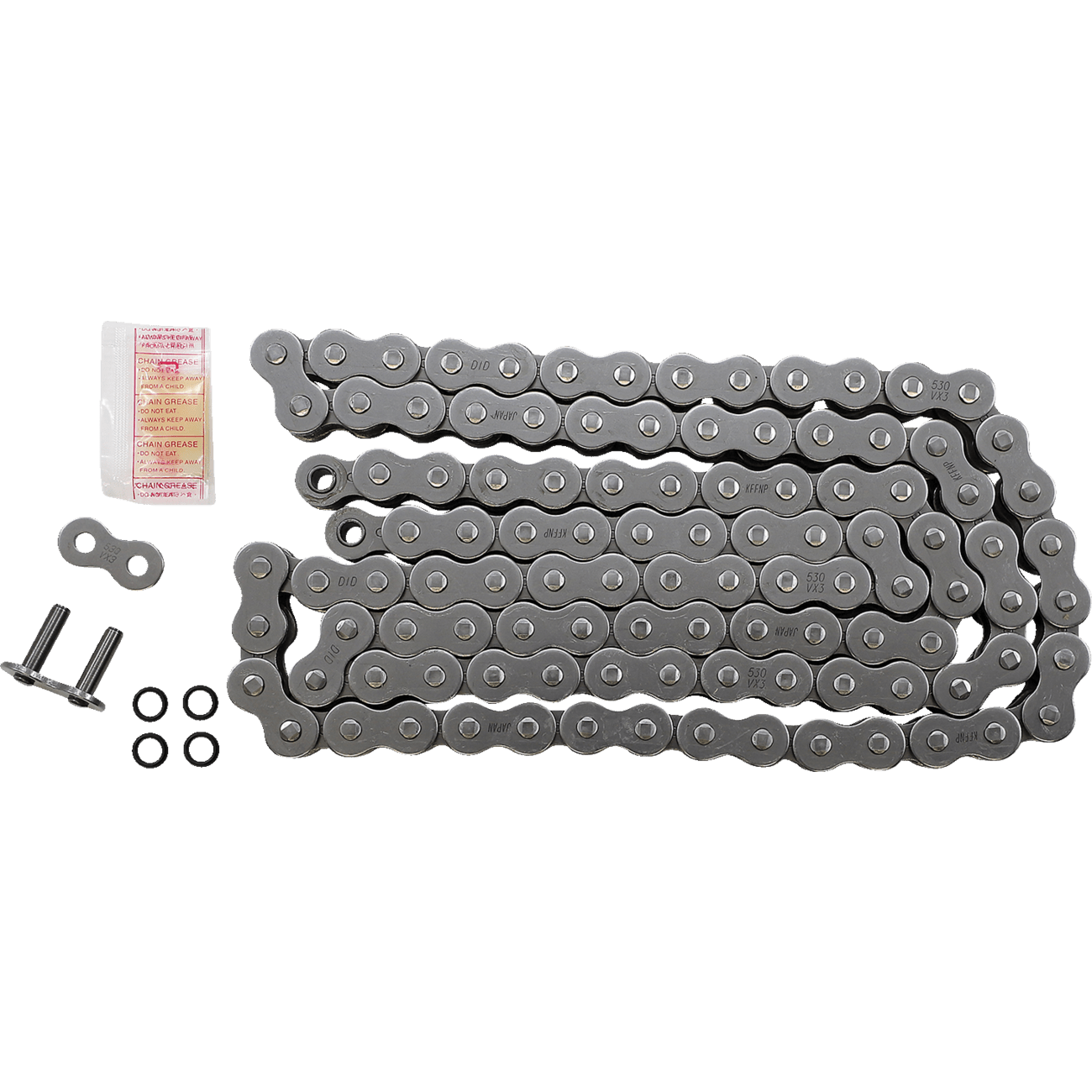 DID 530 VX3 Chain Natural 108 Links M530VX3X108ZB