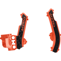 ACERBIS X-Grip Frame Guards '16 Orange/Black Gas Gas | Husqvarna | KTM