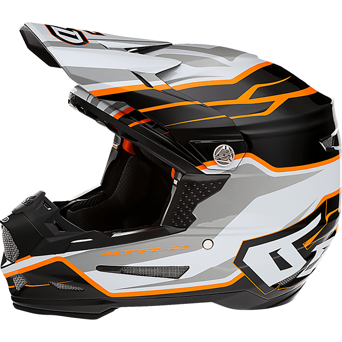 6D HELMETS ATR-2 Helmet Phase White/Orange 2XL