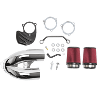 S&S CYCLE Tuned Induction Air Cleaner Kit Chrome 1700566A