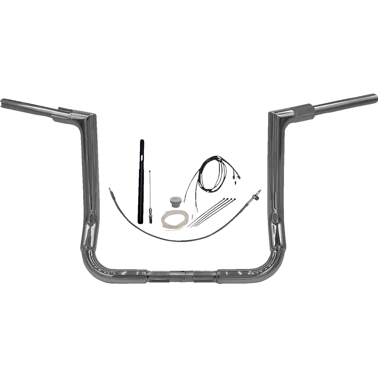 FAT BAGGERS INC. Handlebar Kit Flat Top 14" Chrome 619014