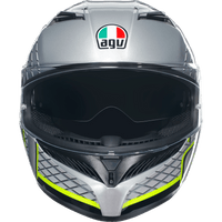 AGV K3 Helmet Fortify Gray/Black/Yellow Fluo Medium 2118381004011M