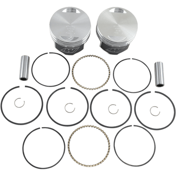 WISECO Piston Kit +0.010" Evolution Big Twin 1340 cc