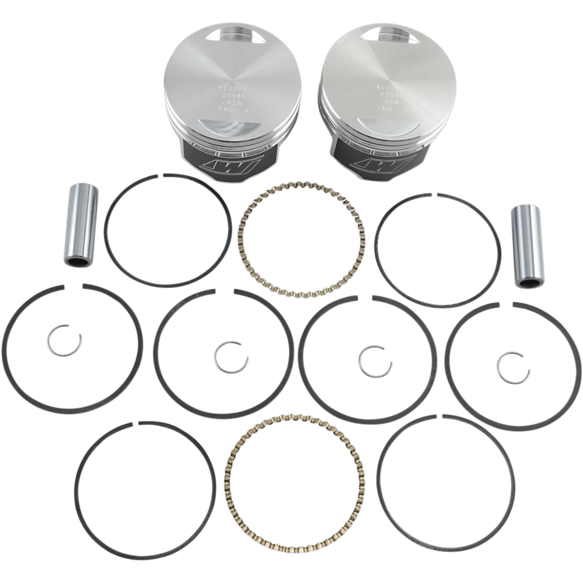 WISECO Piston Kit +0.030" Evolution Big Twin 1340 cc