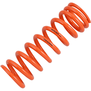 RACE TECH Progressively Wound Shock Spring Orange P05 Spring Rate 336 lbs/in SRSP 6326P05