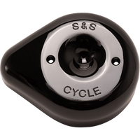 S&S CYCLE Air Cleaner Cover Teardrop Black 1700531