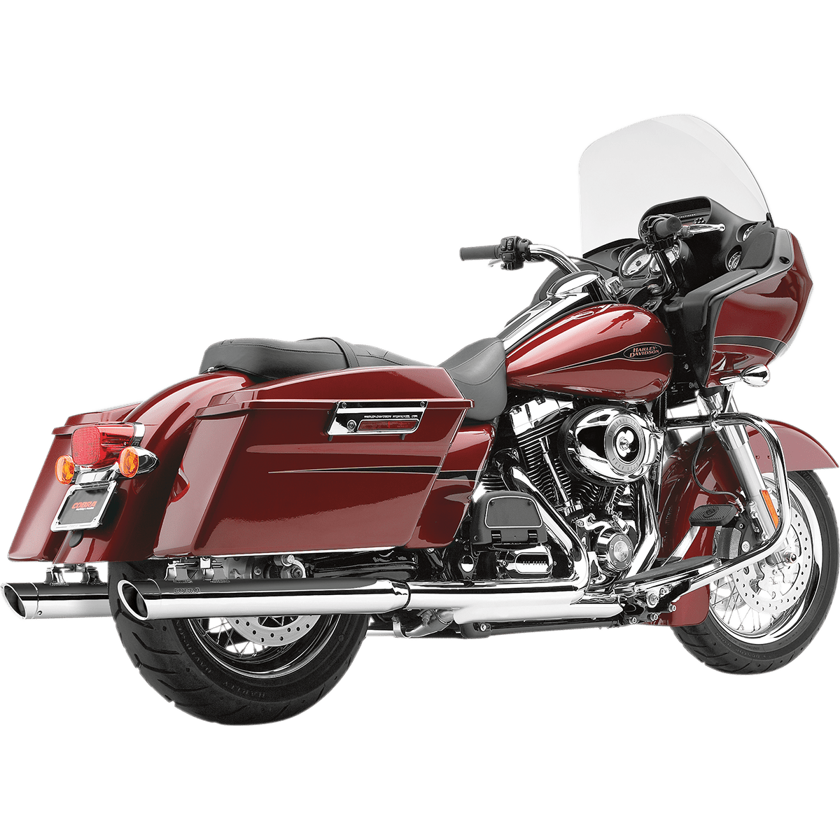 COBRA 3" Mufflers Chrome '95-'16 Bagger 6020