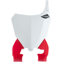 ACERBIS Raptor Number Plate White/Red