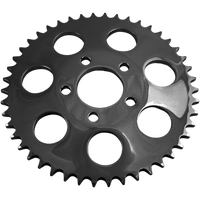 DRAG SPECIALTIES Rear Sprocket Gloss Black Dished 46 Tooth