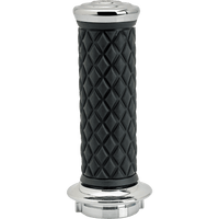 BILTWELL Grips Alumicore TBW Chrome 660810501