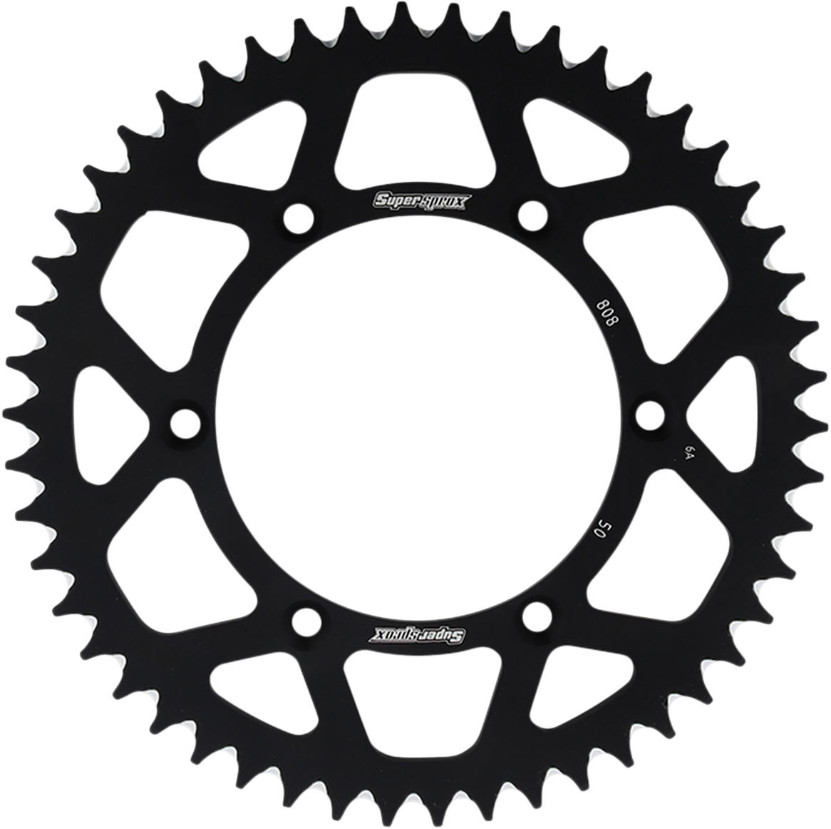 SUPERSPROX Rear Sprocket Black Kawasaki/Suzuki 50 Tooth