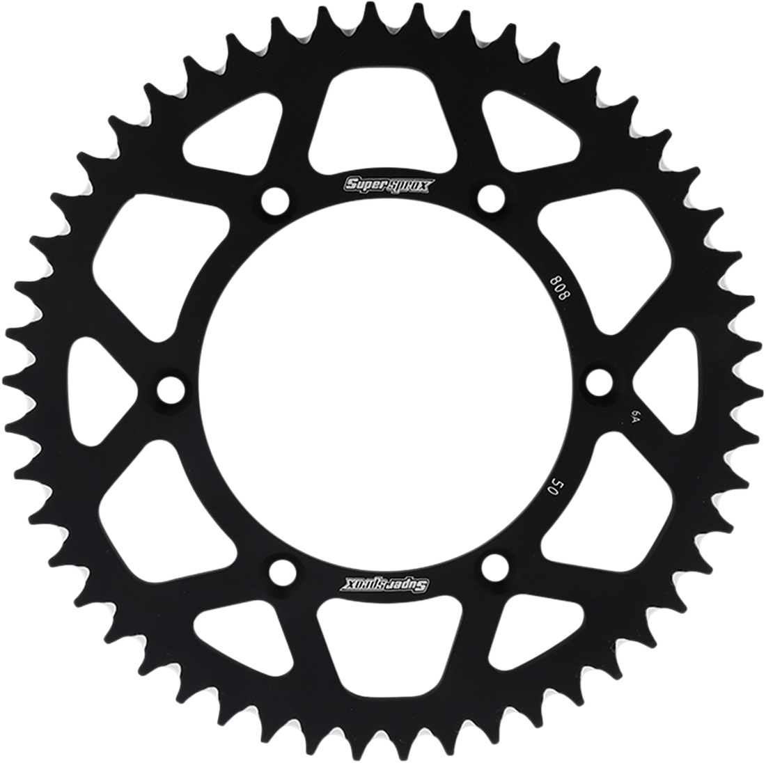 SUPERSPROX Rear Sprocket Black Kawasaki/Suzuki 50 Tooth