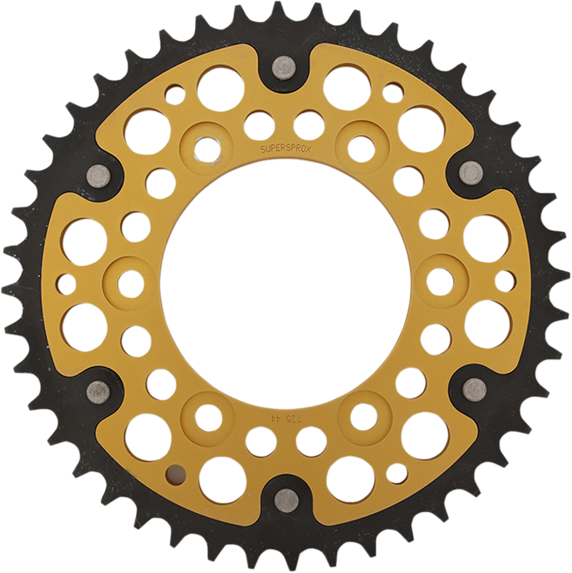 SUPERSPROX Stealth Rear Sprocket 44 Tooth Gold Ducati RST73544GLD