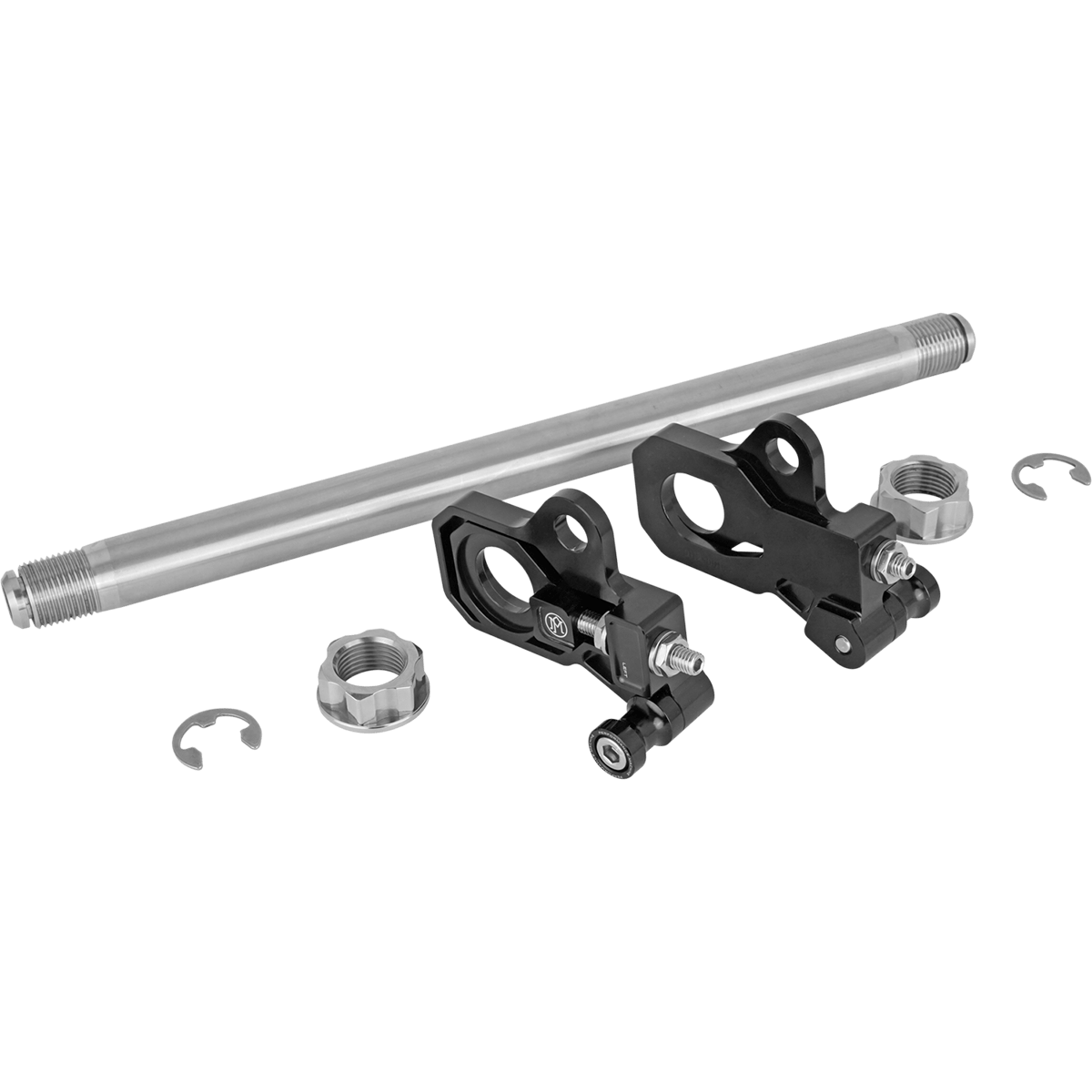 PERFORMANCE MACHINE PM Axle Adjuster Kit Black Rear 01170028MB