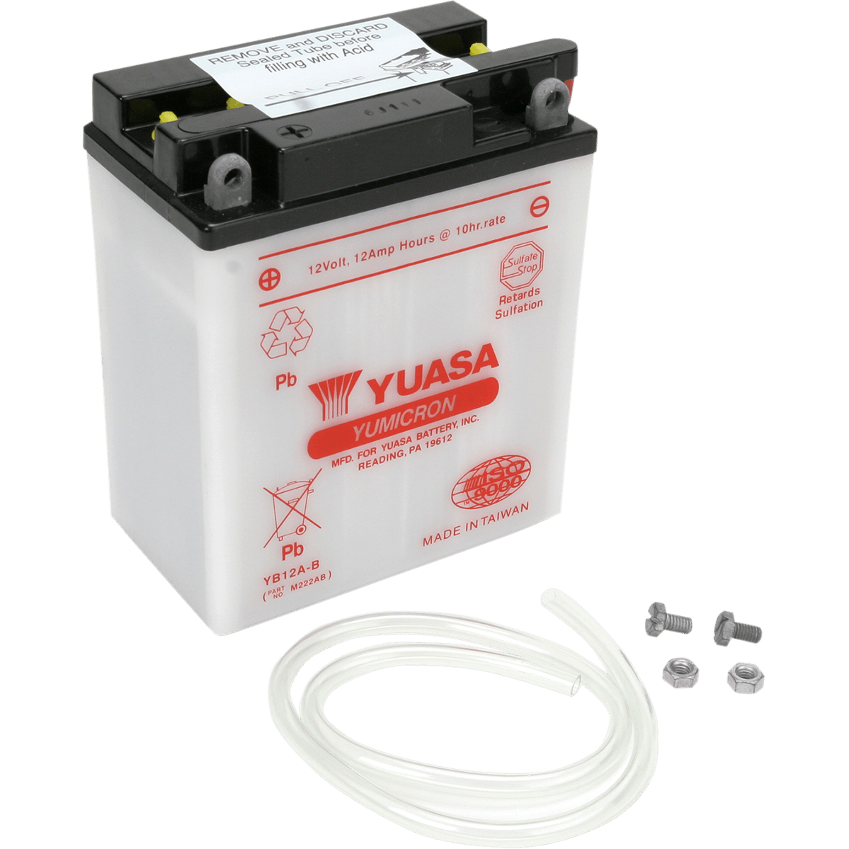 YUASA Battery YB12A-B