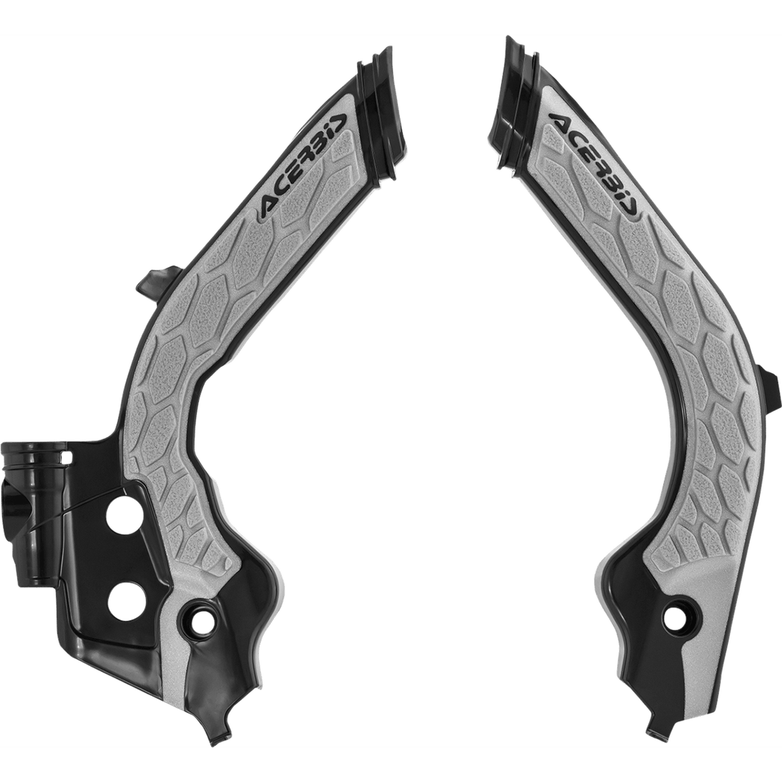 ACERBIS X-Grip Frame Guards Black/Gray Gas Gas | Husqvarna