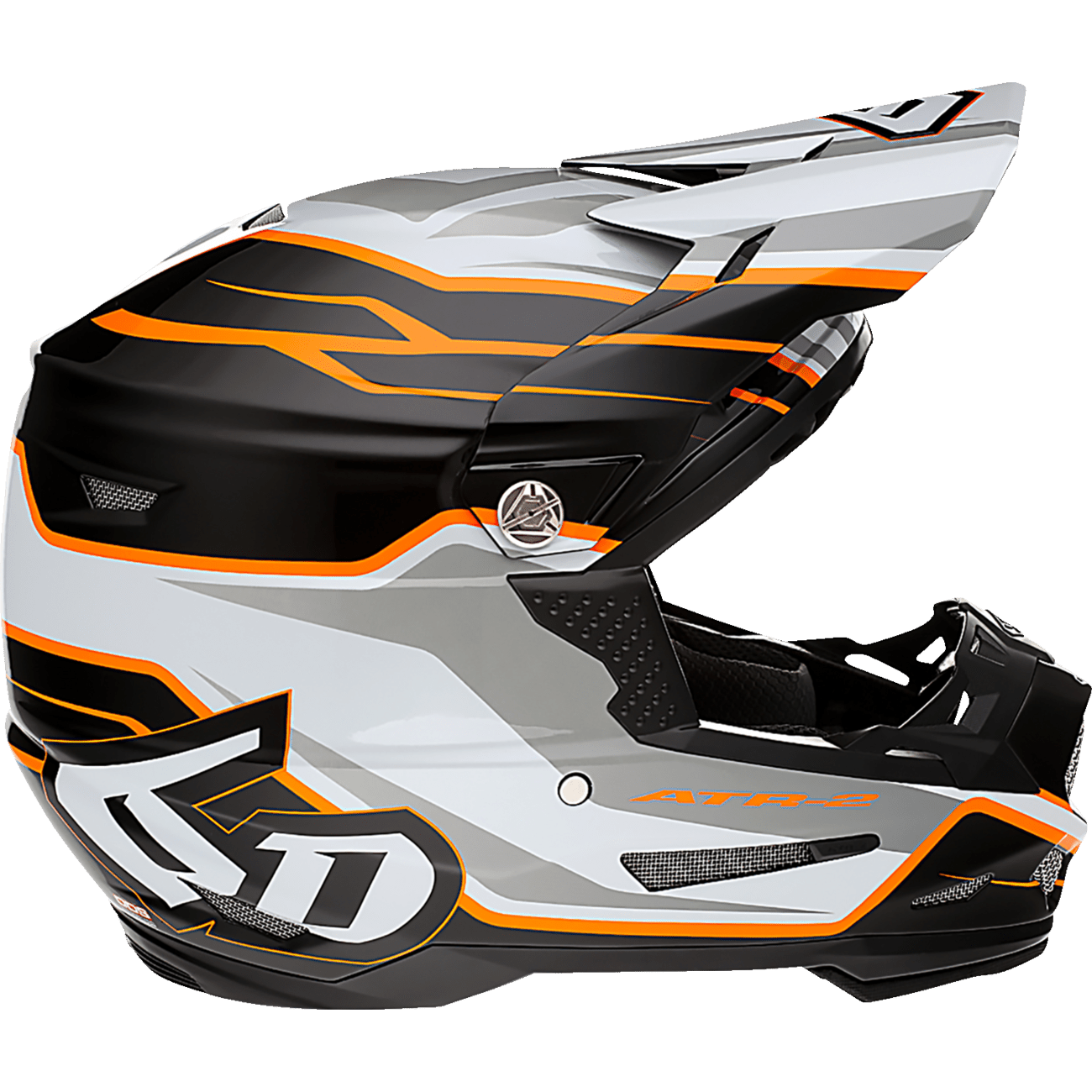 6D HELMETS ATR-2 Helmet Phase White/Orange 2XL