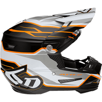 6D HELMETS ATR-2 Helmet Phase White/Orange 2XL