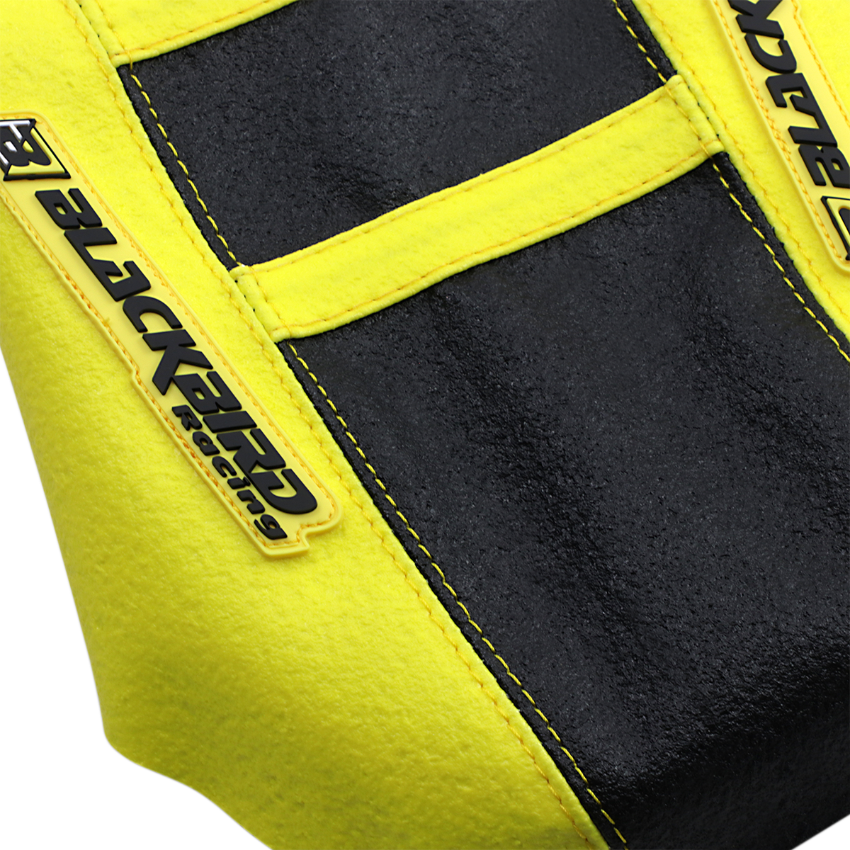 BLACKBIRD RACING Zebra Seat Cover Gripper Black/Yellow