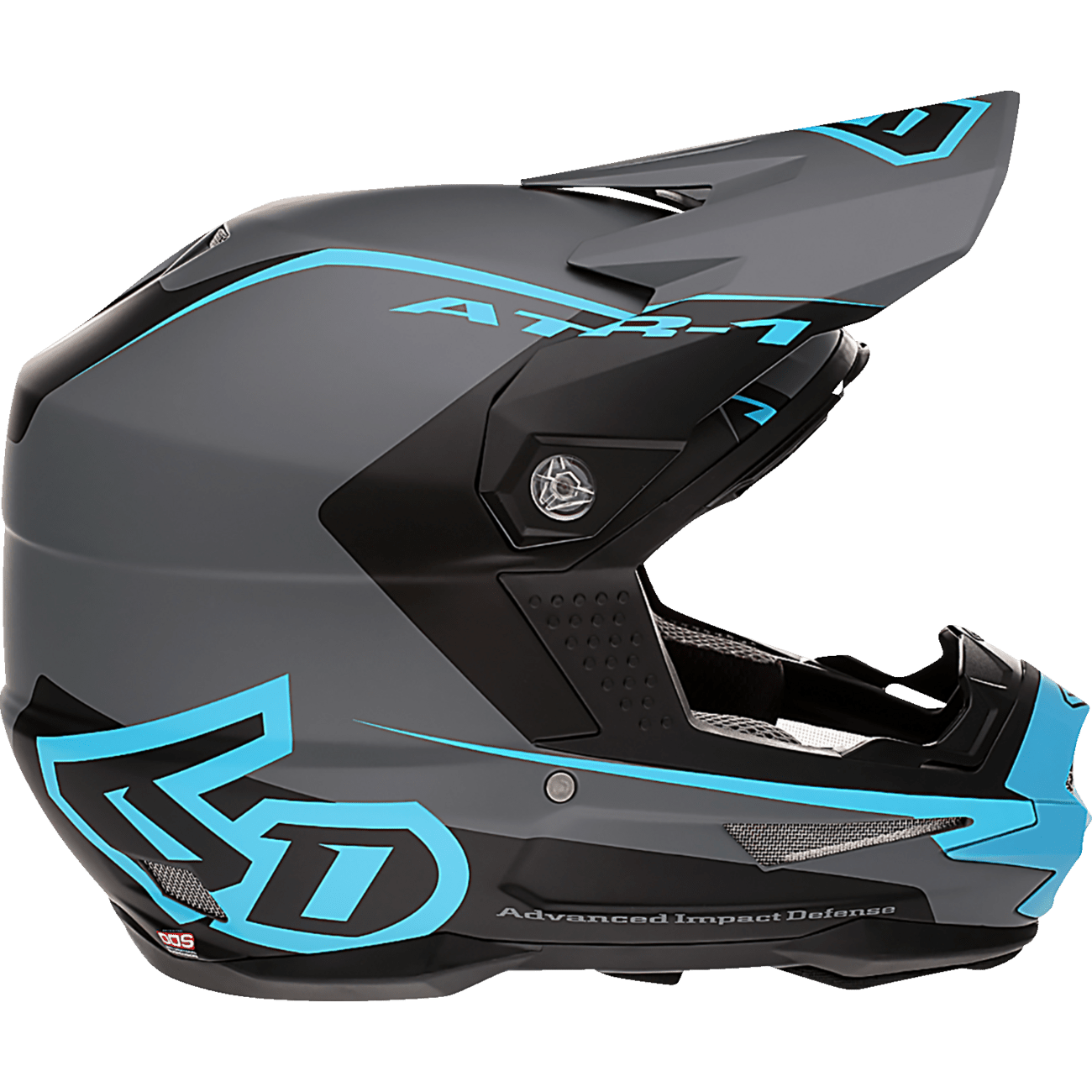 6D HELMETS ATR-1 Helmet Stealth Cyan Small 104625