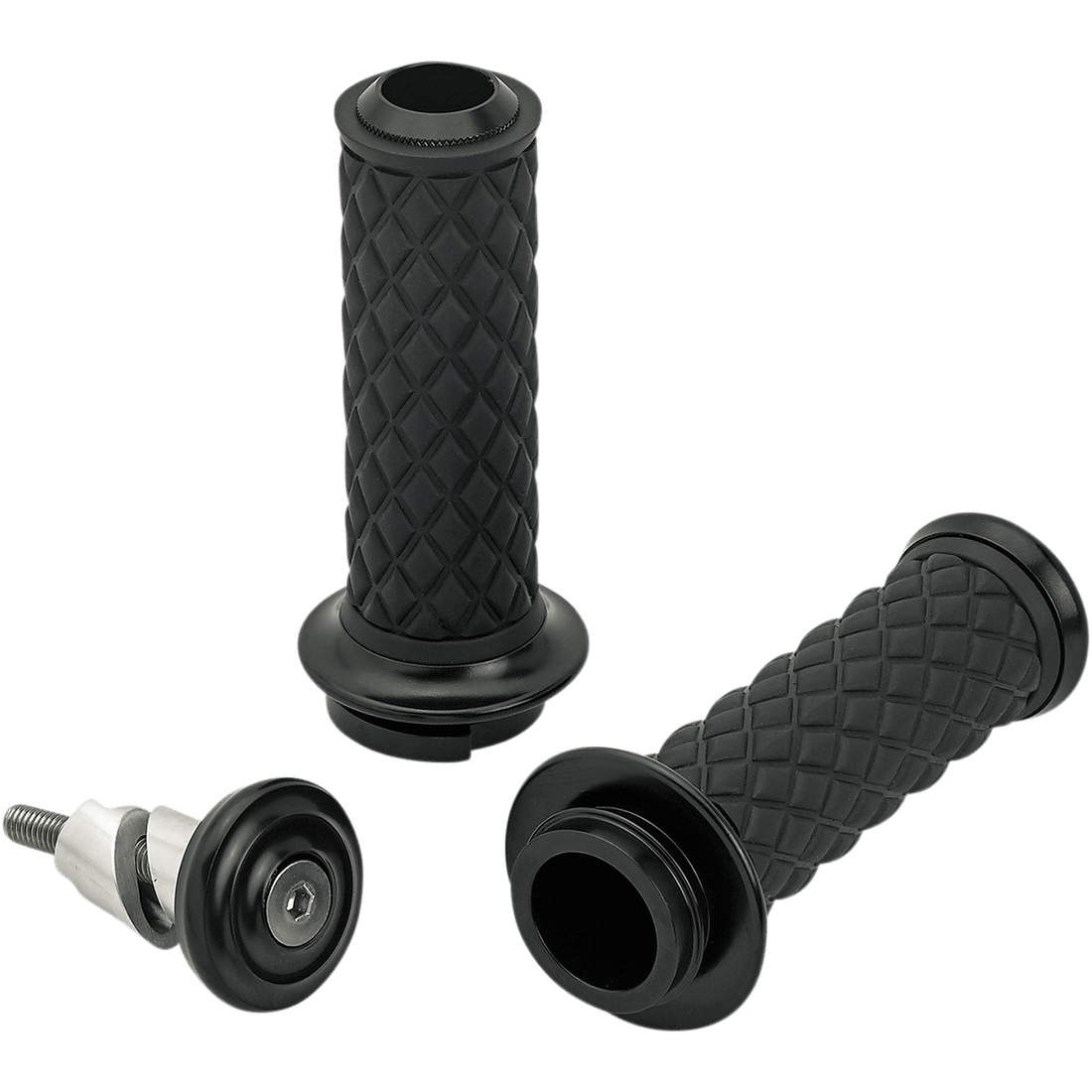 BILTWELL Grips Alumicore TBW Black 660520101