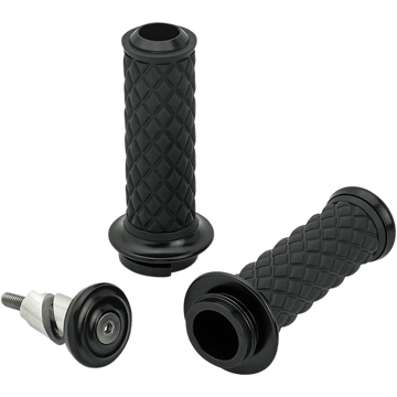 BILTWELL Grips Alumicore TBW Black 660520101