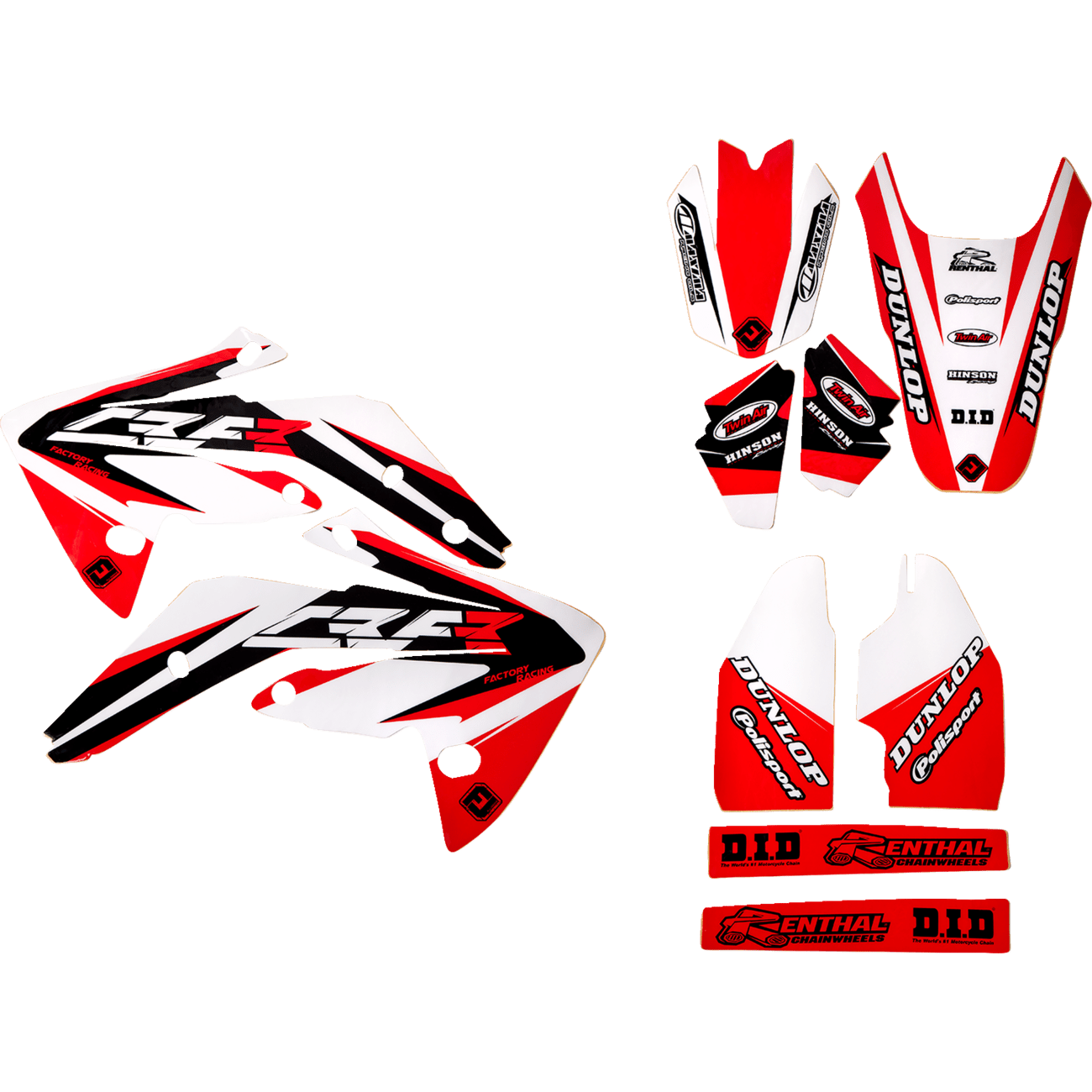 FLU DESIGNS INC. PTS 6 Graphic Kit CRF250 11150