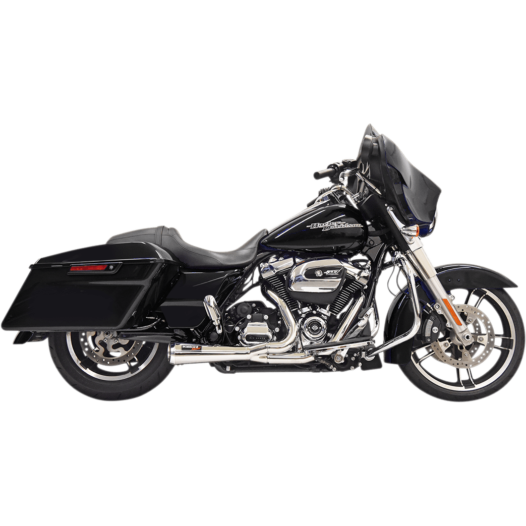 BASSANI XHAUST Short 2:1 Exhaust for FL Chrome 1F42R