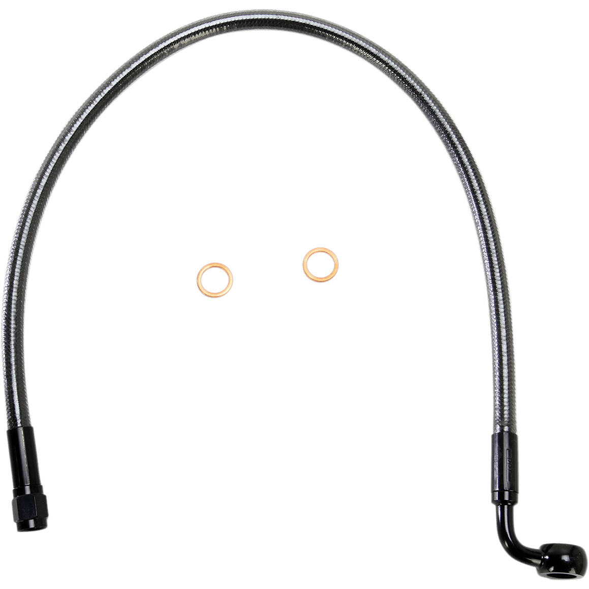 MAGNUM SHIELDING Brake Line 10mm-35° 20" Black Pearl