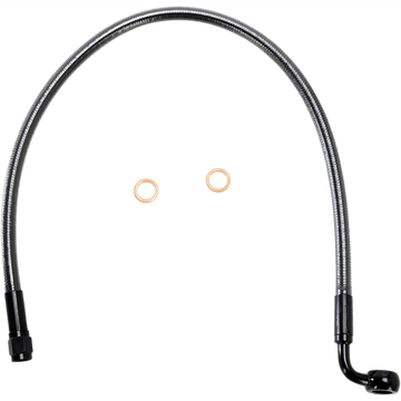 MAGNUM SHIELDING Brake Line 10mm-35° 20" Black Pearl