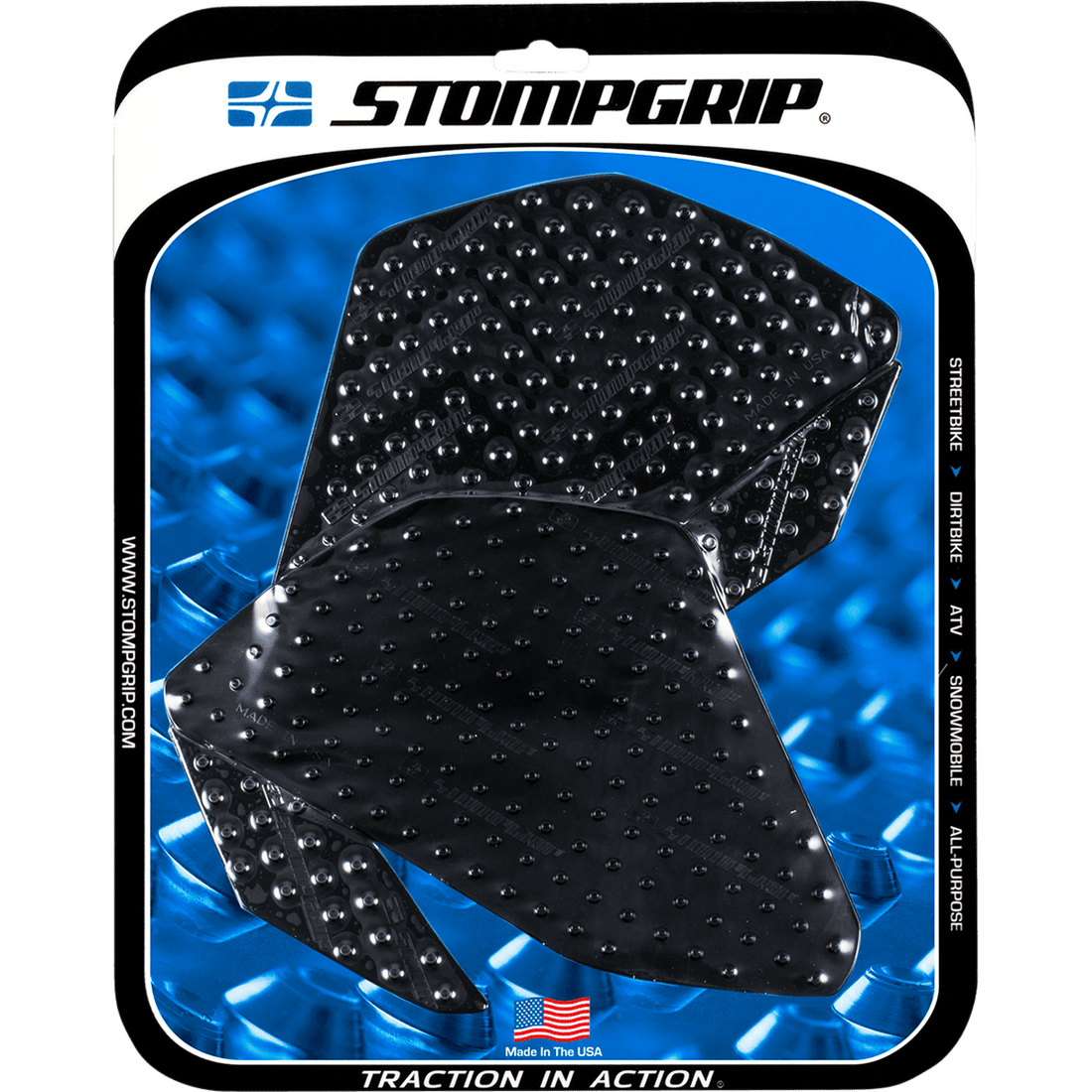 STOMPGRIP Traction Kit Black Yamaha