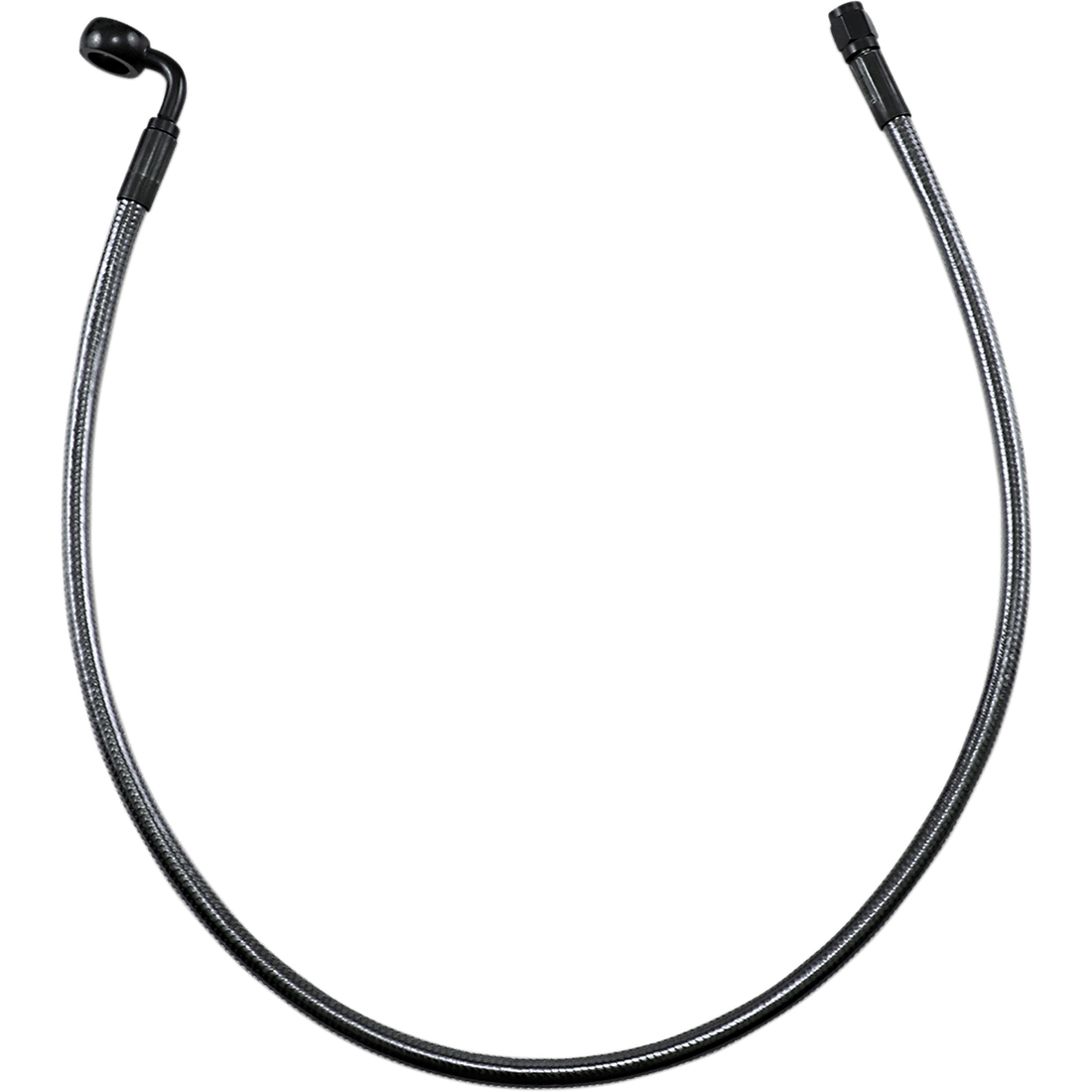 MAGNUM SHIELDING Brake Line 12mm-90° 28" Black Pearl AS478028