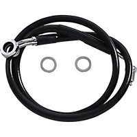 DRAG SPECIALTIES Brake Line +10" Black '18-'22 Softail