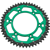 MOOSE RACING Dual Sprocket Green 50 Tooth