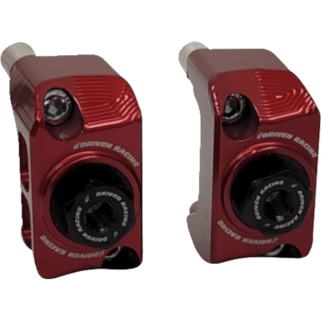 DRIVEN RACING Captive Axle Block Red ZX4 DRCAX205RD