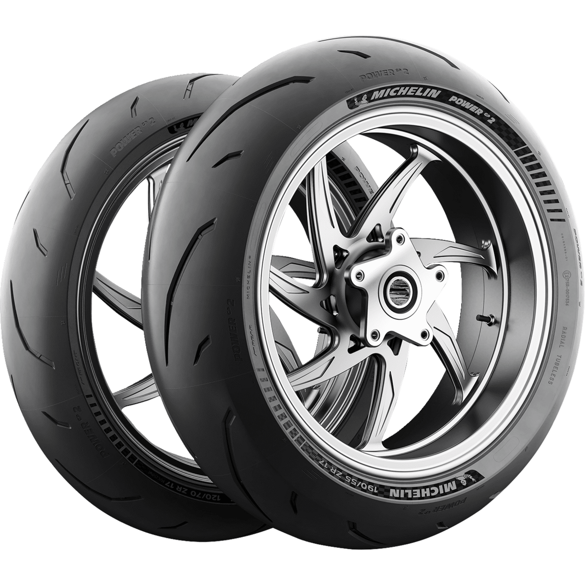 MICHELIN Tire Power GP2 Rear 180/55ZR17 73W 48652