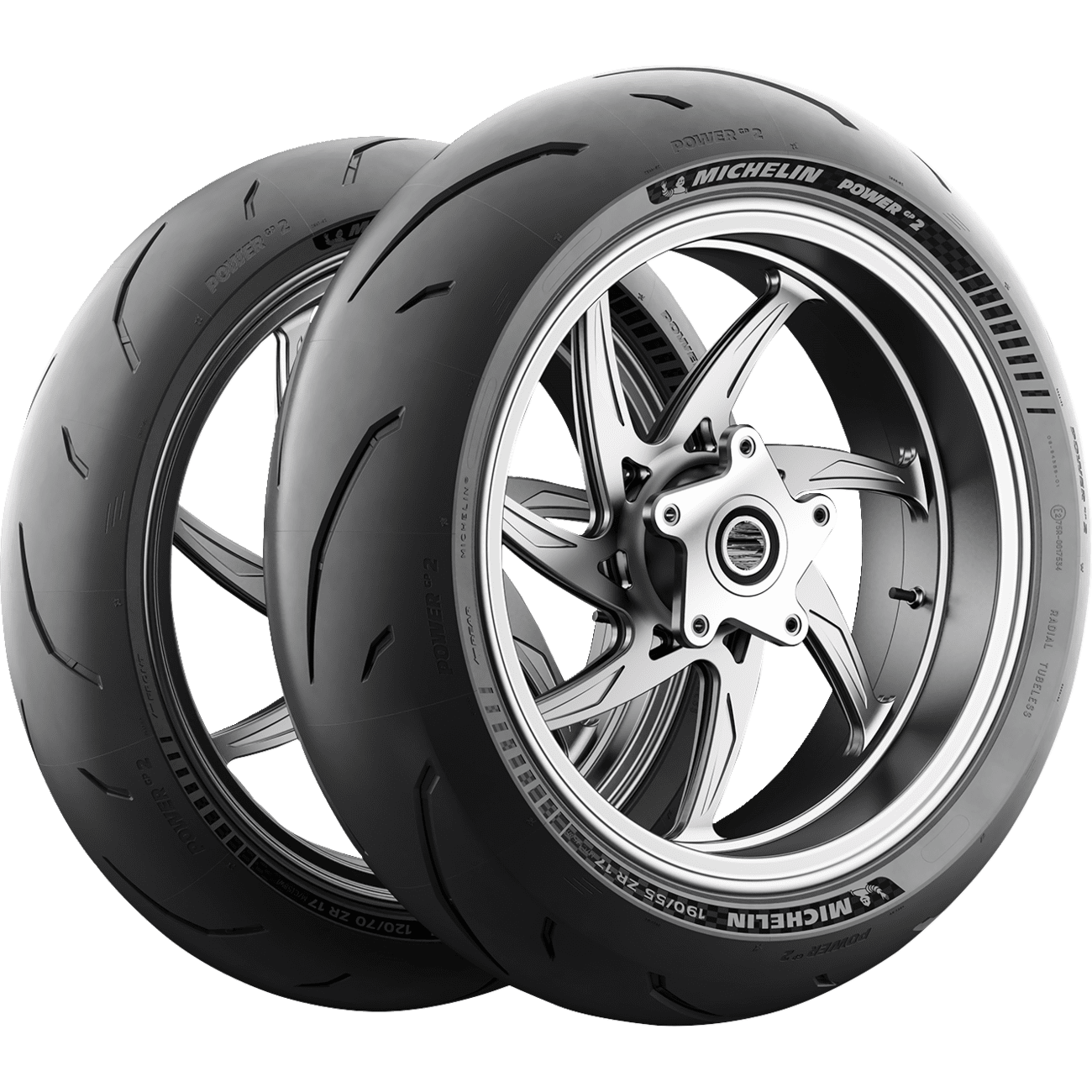 MICHELIN Tire Power GP2 Rear 180/55ZR17 73W 48652