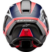 ALPINESTARS Supertech R10 Helmet Team Matte Black/Carbon Red Fluo/Blue Small 82002241383S